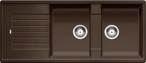 Blanco Zia 8 S - Νεροχύτης Κουζίνας Γρανίτη 116x50 - Coffee