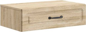 vidaXL Τραπεζάκι Τοίχου Sonoma Δρυς 59 x 34,5 x 17 εκ.