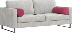 vidaXL Μαξιλάρια Στήριγμα 2 pcs Κόκκινο Ø 25 x 70 cm
