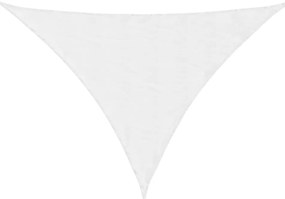 vidaXL Πανί Σκίασης Τρίγωνο Λευκό 3,5 x 3,5 x 4,9 μ. από Ύφασμα Oxford