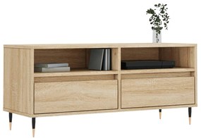 vidaXL Έπιπλο Τηλεόρασης Sonoma Δρυς 100 x 34,5 x 44,5 εκ. Επεξ. Ξύλο