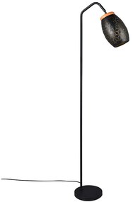 Φωτιστικό Δαπέδου Bidar R41571080 Φ22x147cm 1xE27 10W Black RL Lighting