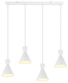 Φωτιστικό Οροφής - Ράγα Enzo R30784031 4xE27 28W 90x150cm White Mat RL Lighting Μέταλλο