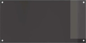 vidaXL Πίσω Πάνελ Κουζίνας 2 pcs Σκούρο Γκρι 100 x 50 cm