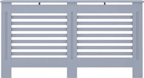 vidaXL Κάλυμμα Καλοριφέρ Ανθρακί 152 x 19 x 81,5 εκ. από MDF