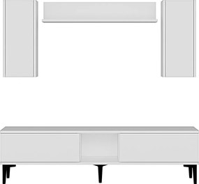 Stewehome Σετ έπιπλο τηλεόρασης με ράφι 150x30x41 cm