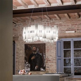 Φωτιστικό Οροφής La Lollo L White Slamp Aluminium, Polypropylene