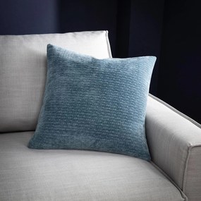 Βελουτέ Διακοσμητική Μαξιλαροθήκη (50x50) Gofis Home Valley Sea Blue 421/01