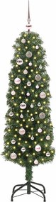 vidaXL Τεχνητό Χριστουγεννιάτικο Δέντρο με 150 LED Πράσινο 150 cm