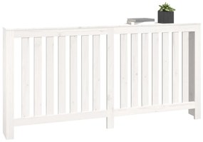 vidaXL Κάλυμμα Καλοριφέρ Λευκό 169x19x84 εκ. από Μασίφ Ξύλο Πεύκου