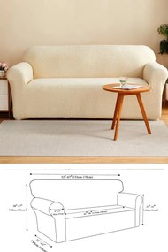 Stewehome κάλυμμα καναπέ για δύο θέσεις 150x170 cm