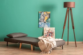 Πολυθρόνα-Κρεβάτι Σκούρο Γκρι FOLDE SINGLE 70x80x79