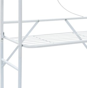 vidaXL Ραφιέρα Μπάνιου Λευκή 60 x 33 x 174 εκ.