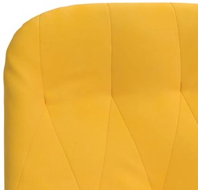 vidaXL Πολυθρόνα Relax Κίτρινο Μουσταρδί Βελούδινη