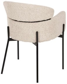 ΠΟΛΥΘΡΟΝΑ WOLF HM8583.02 ΕΚΡΟΥ ΥΦΑΣΜΑ ΜΠΟΥΚΛΕ ΜΕ ΜΕΤΑΛΛΙΚΑ ΠΟΔΙΑ 58x58x80Yεκ.