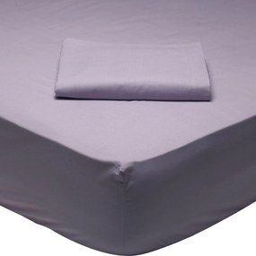Σεντόνι Υπέρδιπλο Με Λάστιχο (170x200+35) Das Home Best Line Λιλά