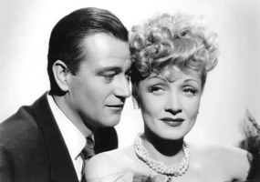 Φωτογραφία Τέχνης John Wayne And Marlene Dietrich, (40 x 26.7 cm)