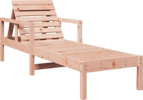 vidaXL Ξαπλώστρα 199,5x62x55 εκ. από Μασίφ Ξύλο Ψευδοτσούγκας