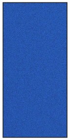 vidaXL Χαλάκι Εξώπορτας Μπλε και Μαύρο 120 x 250 cm Πολυαμίδιο και PVC