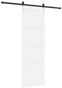 vidaXL Συρόμενη Πόρτα Άλλο ORKDAL Λευκό και μαύρο 78 x 232 cm