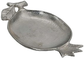 Διακοσμητικός Δίσκος Pomegranate 947-124-018 26x16x4cm Nickel Μέταλλο