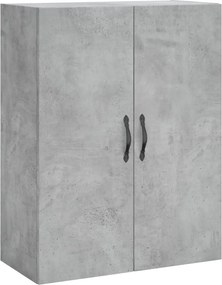 vidaXL Ντουλάπι Επιτοίχιο Γκρι Σκυροδεμ. 69,5x34x90 εκ. Επεξεργ. Ξύλο