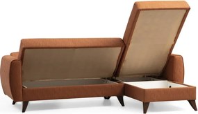 Stewehome Γωνιακός καναπές Alkon 223x130x86 cm