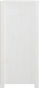 vidaXL Βοηθητικό Ντουλάπι Λευκό 100x40x90 εκ. από Μασίφ Ξύλο Πεύκου