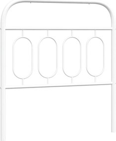 vidaXL Ανταλλακτικό κεφαλάρι Λευκό 90 εκ. Μεταλλικό