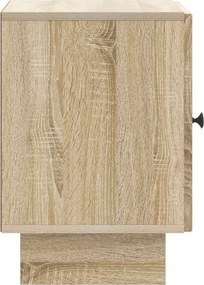 vidaXL Κομοδίνο Sonoma Δρυς 43 x 34,5 x 50 cm Επεξεργασμένο Ξύλο