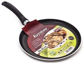 Κρεπιέρα Αντικολλητική 02.51.28 Φ28cm Black Keystone 28cm Aluminium