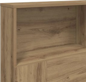 vidaXL Ντουλάπι κεφαλάρι Artisan Oak Κατασκευασμένο ξύλο