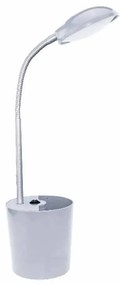 Πορτατίφ LED Με Μολυβοθήκη Aca Hullen 16035LEDGY Grey