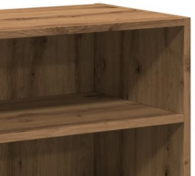 Ραφιέρα Αρτισιανή Δρυς 103,5 x 35 x 70 εκ. από Επεξεργ. Ξύλο - Καφέ
