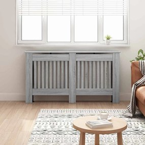 vidaXL Καπάκι Καλοριφέρ Γκρι Sonoma 152 x 19 x 81,5 cm