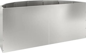 vidaXL Γλάστρα Ασημί 120 x 60 x 50 εκ. Επικαλυμμένος Χάλυβας