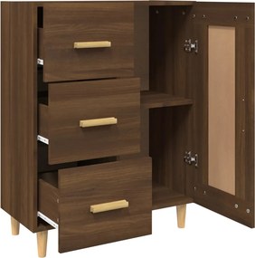 vidaXL Ντουλάπι Καφέ Δρυς 69,5 x 34 x 90 εκ. από Επεξεργασμένο Ξύλο