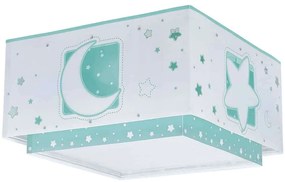 Φωτιστικό Οροφής-Πλαφονιέρα Moon 63236 H 30x30x16,5cm 2xE27 Green Ango