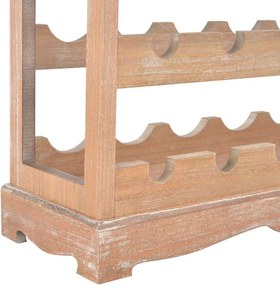 vidaXL Κάβα Κρασιών Καφέ 70 x 22,5 x 70,5 εκ. από MDF