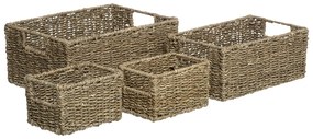 Καλάθια Αποθήκευσης (Σετ 4τμχ) F-V Reed Basket 174639