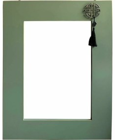 Τοίχο καθρέφτη DKD Home Decor Κόκκινο Πράσινο Χρυσό Ανατολικó 70 x 2 x 90,5 cm