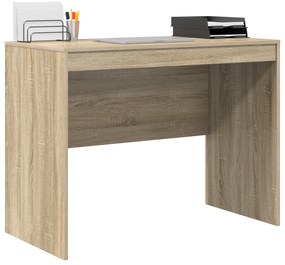 vidaXL Γραφείο Γραφής Βελανιδιά Σονομά MDF με φιλμ βελανιδιάς Σονομά
