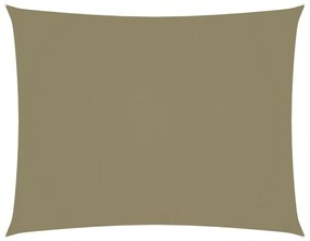 Πανί Σκίασης Ορθογώνιο Μπεζ 6 x 8 μ. από Ύφασμα Oxford - Μπεζ