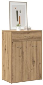 vidaXL Παπουτσοθήκη Αρτισιανή Δρυς 60x35x84 εκ. Επεξεργασμένο Ξύλο