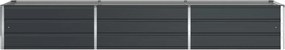 vidaXL Γλάστρα Ανθρακί 480 x 50 x 45 εκ Επικαλυμμένος Χάλυβας
