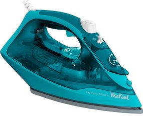 Tefal Σίδερο Ατμού 2500W Express Steam Με Αντικολλητική Πλάκα 45-200gr Ατμός Μπλε FV2867