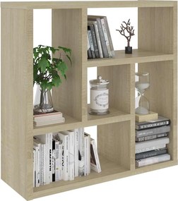vidaXL Ραφιέρα Τοίχου Sonoma Δρυς 45 x 16 x 45 εκ. από Επεξ. Ξύλο