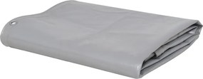 vidaXL Μουσαμάς 650 γρ./μ.² Γκρι 2 x 3 μ.
