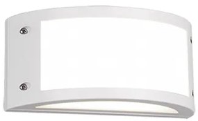 Kendal Στεγανή Επιτοίχια Πλαφονιέρα Εξωτερικού Χώρου με Ενσωματωμένο LED σε Λευκό Χρώμα R22151131 Trio Lighting R22151131