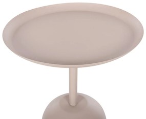 ΤΡΑΠΕΖΙ ΒΟΗΘΗΤΙΚΟ ΣΤΡΟΓΓΥΛΟ DELBEL HM4265.10 ΜΕΤΑΛΛΟ ΣΕ ΕΚΡΟΥ Φ45,5x58,5 εκ.